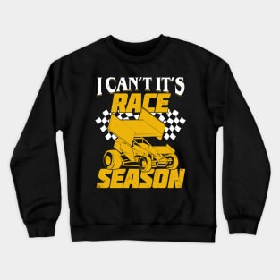 Dirt Track Racing Winged Sprint Car Driver Gift Crewneck Sweatshirt